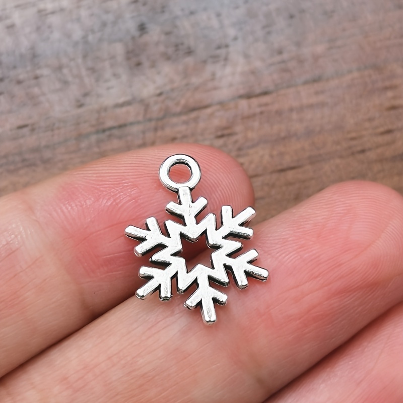 21pc Snowflake Pendant Christmas Charm Jewellery Set